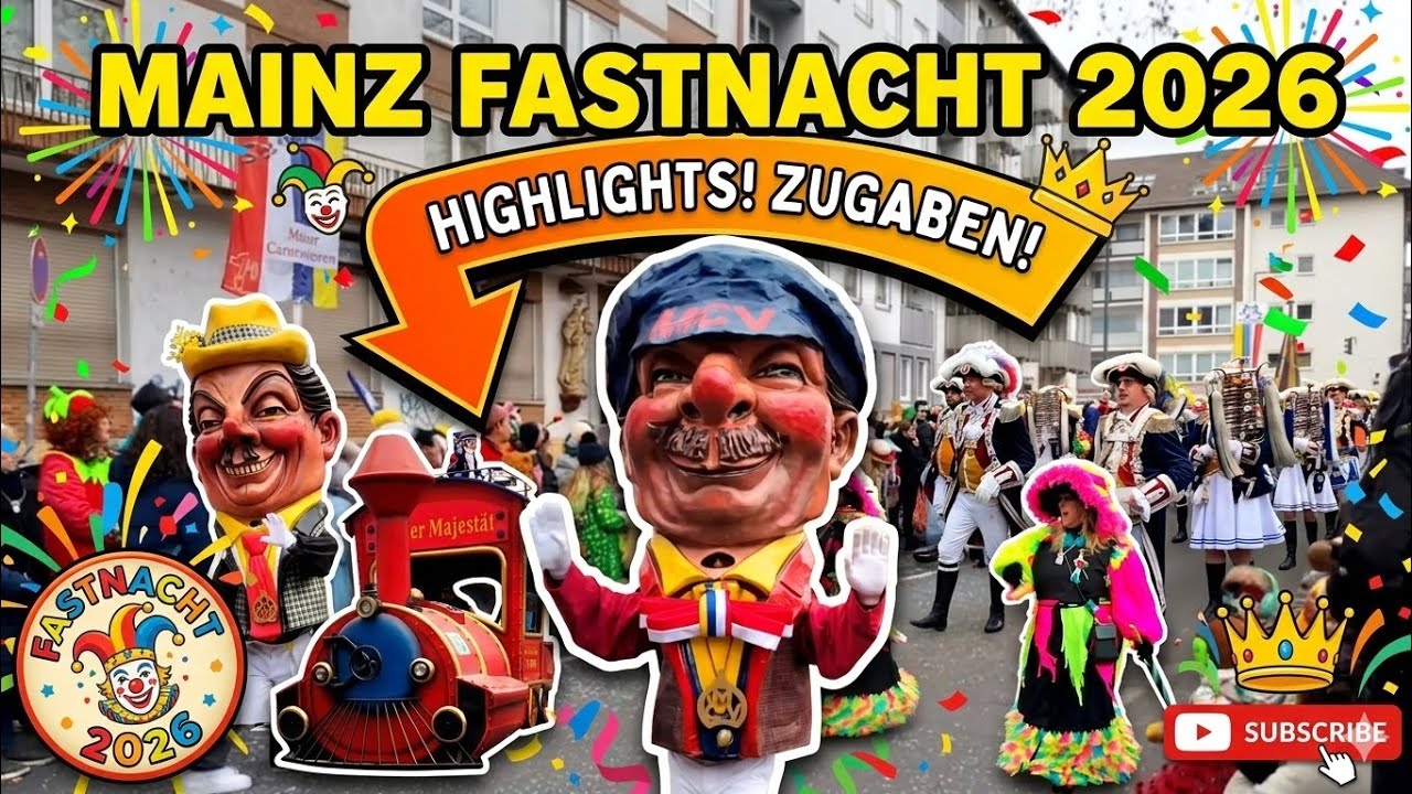 Mainz Fastnacht Highlights 2026 | Schwellk&ouml;pp, Guards & Pure Joy!  🎭🥁 