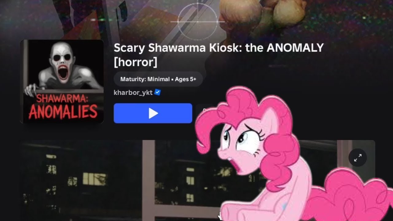 Pinkie pie plays shawarma Kiosk game