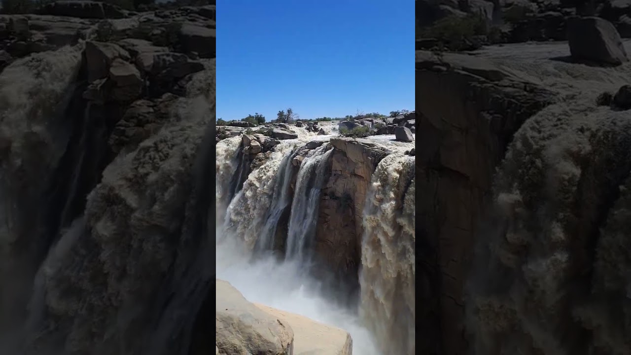 Augrabies Falls, 22 February 2023 ... What a Spectacular Sight! #travelvlog #crossafrica #waterfall