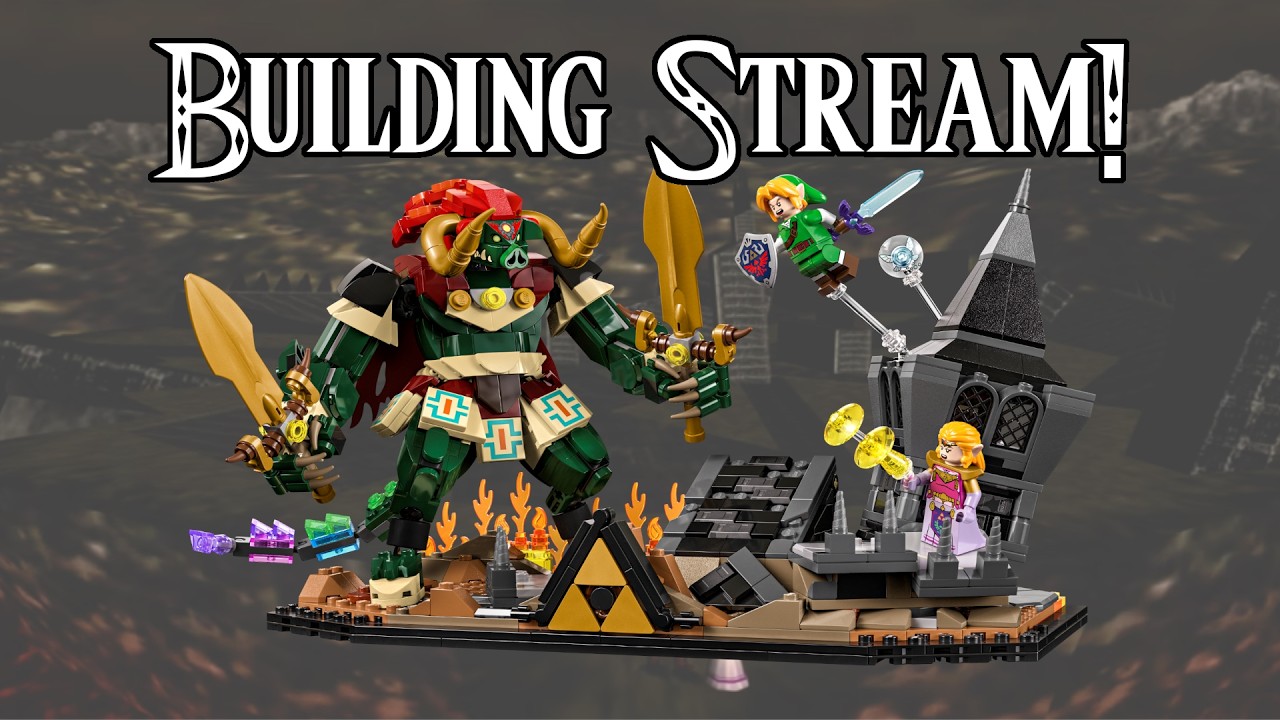 LEGO LEGEND OF ZELDA BUILDING STREAM!!! (Part 2)