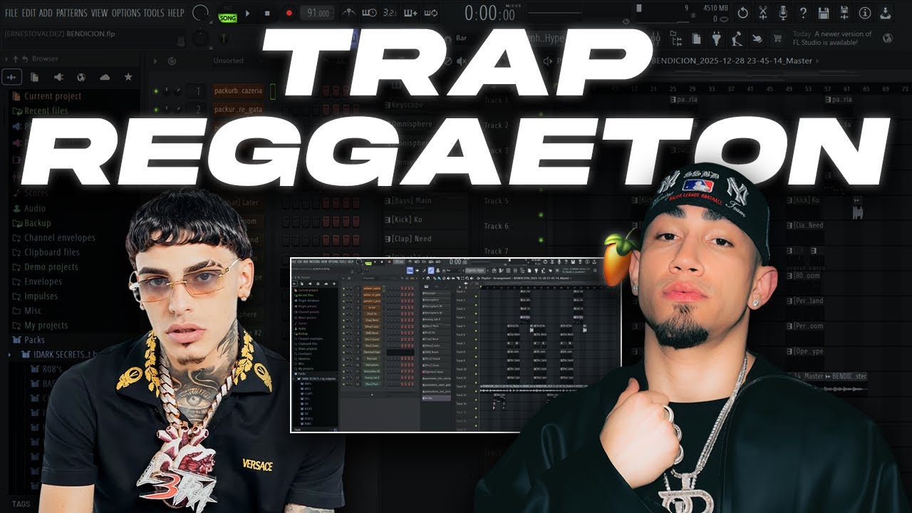 CÓMO suena TRAP y REGGAETON en el MISMO BEAT??? | FL Studio