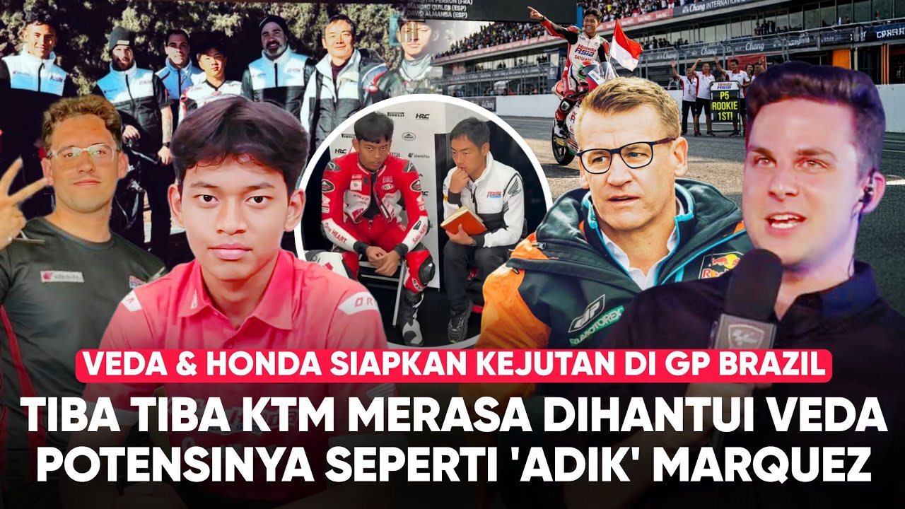 Bos KTM Cemas Disaingi Honda! Veda Siapkan Rencana GP Brazil, Veda Dipuji Setara dg 'Adik' Marquez