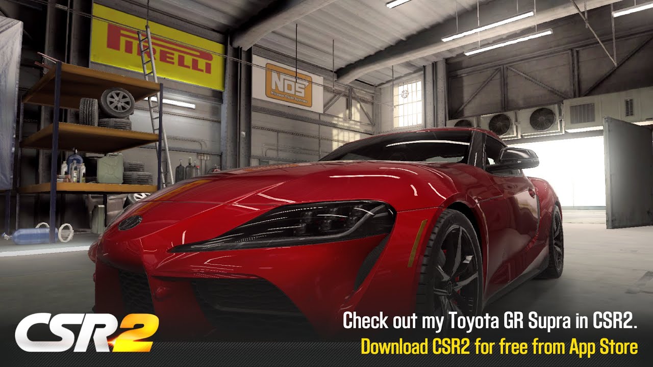 【CSR2】Toyota GR Supra, shift & tune for 7.958