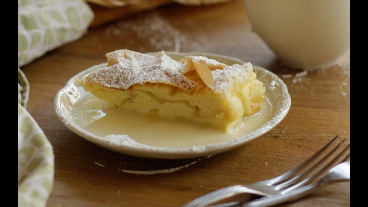 TOPFENSTRUDEL MIT VANILLESOSSE IN 10 MINUTEN