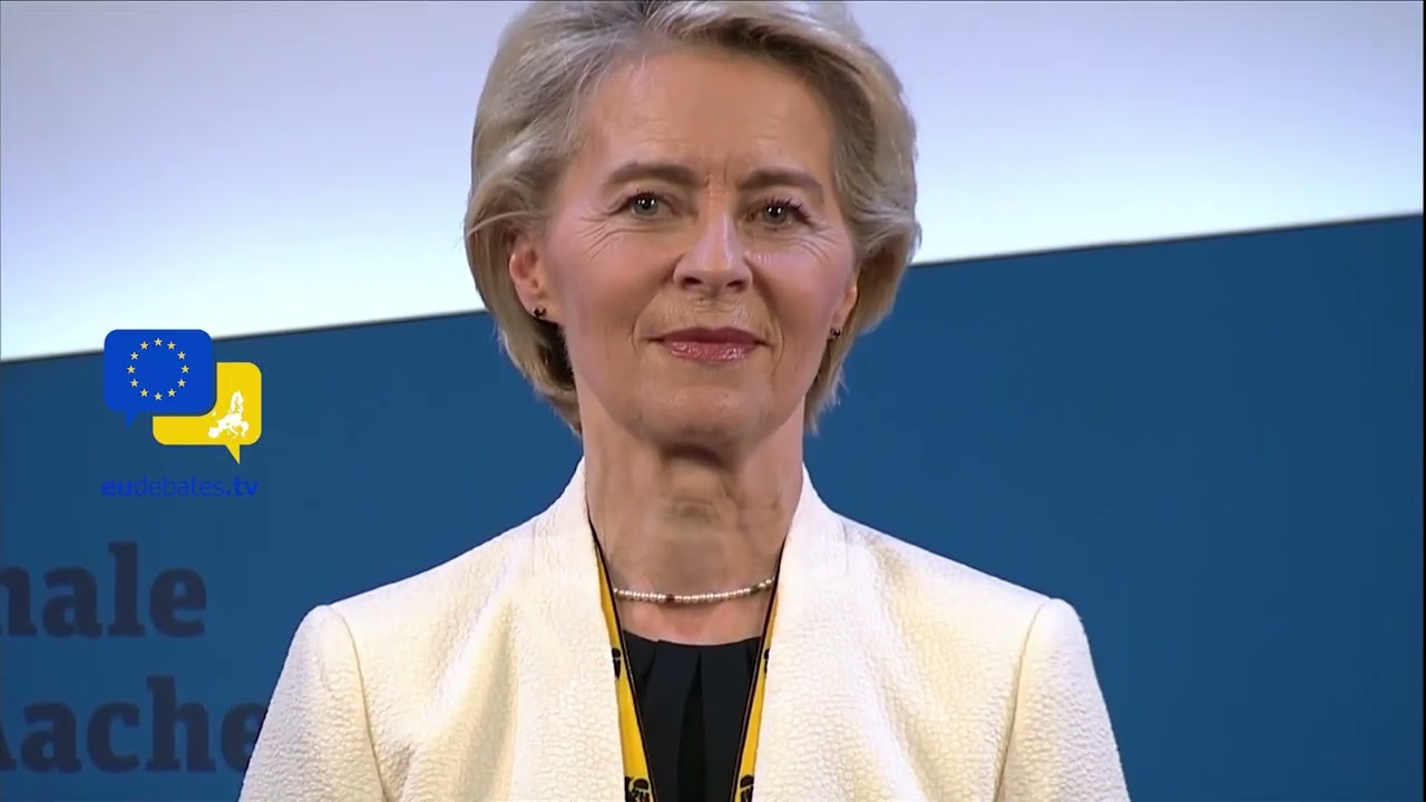 A Symphony of Unity! The European Anthem at the Charlemagne Prize Ceremony! #VonderLeyen #Germany