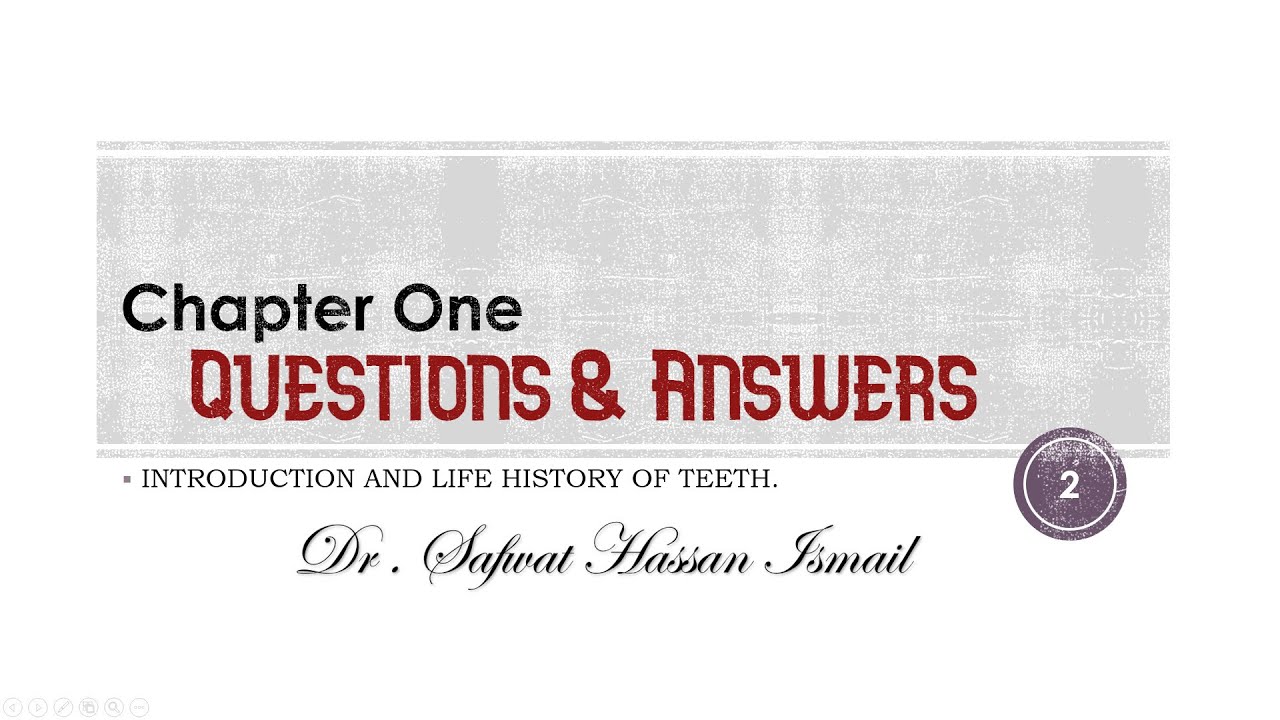 #6-Solving exams questions on Ch.1(Dental Anatomy)|في الدينتشن1حل أسئلة امتحانات سابقة علي شابتر.🦷