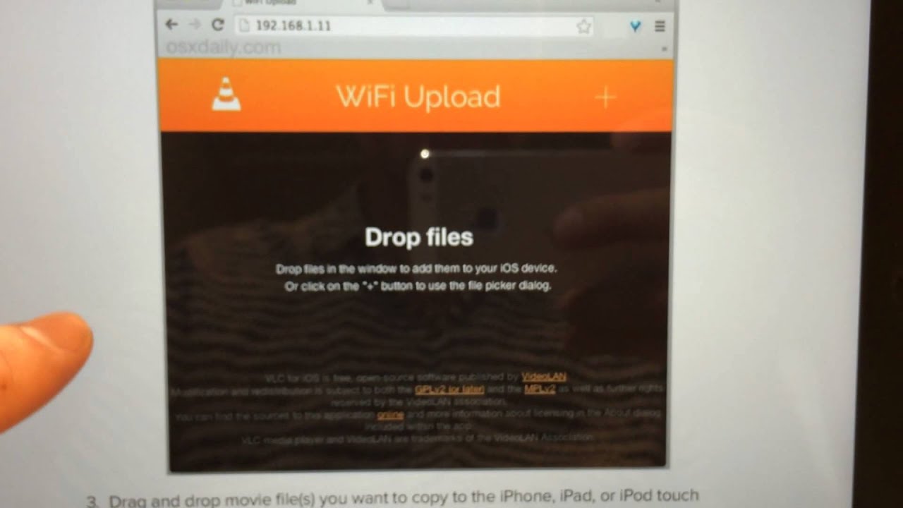 Transfer MKV And AVI Files Wirelessly To The iPad Or iPhone Easily And Play Them