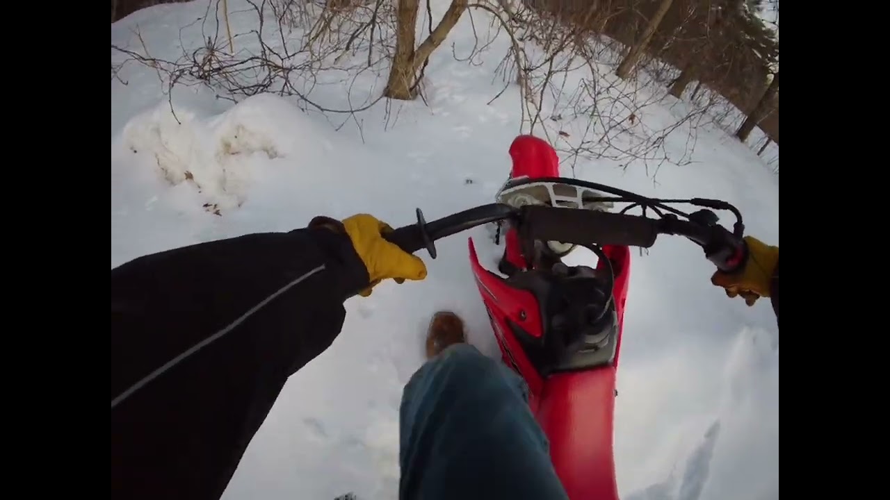 Riding my Crf50
