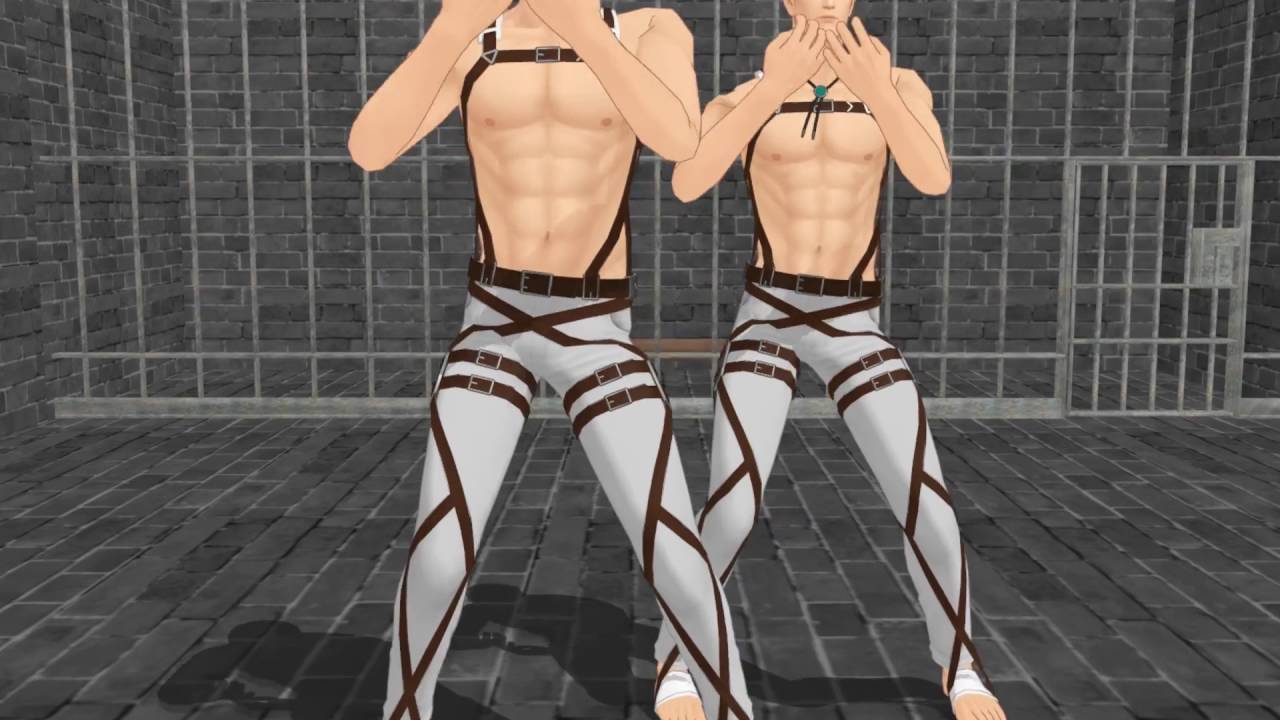 [SnK MMD] Psycho Love (Erwin, Mike)