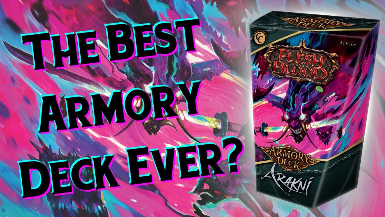 Flesh and Blood | Armory Deck: Arakni Unboxing - Best Armory Deck Ever?