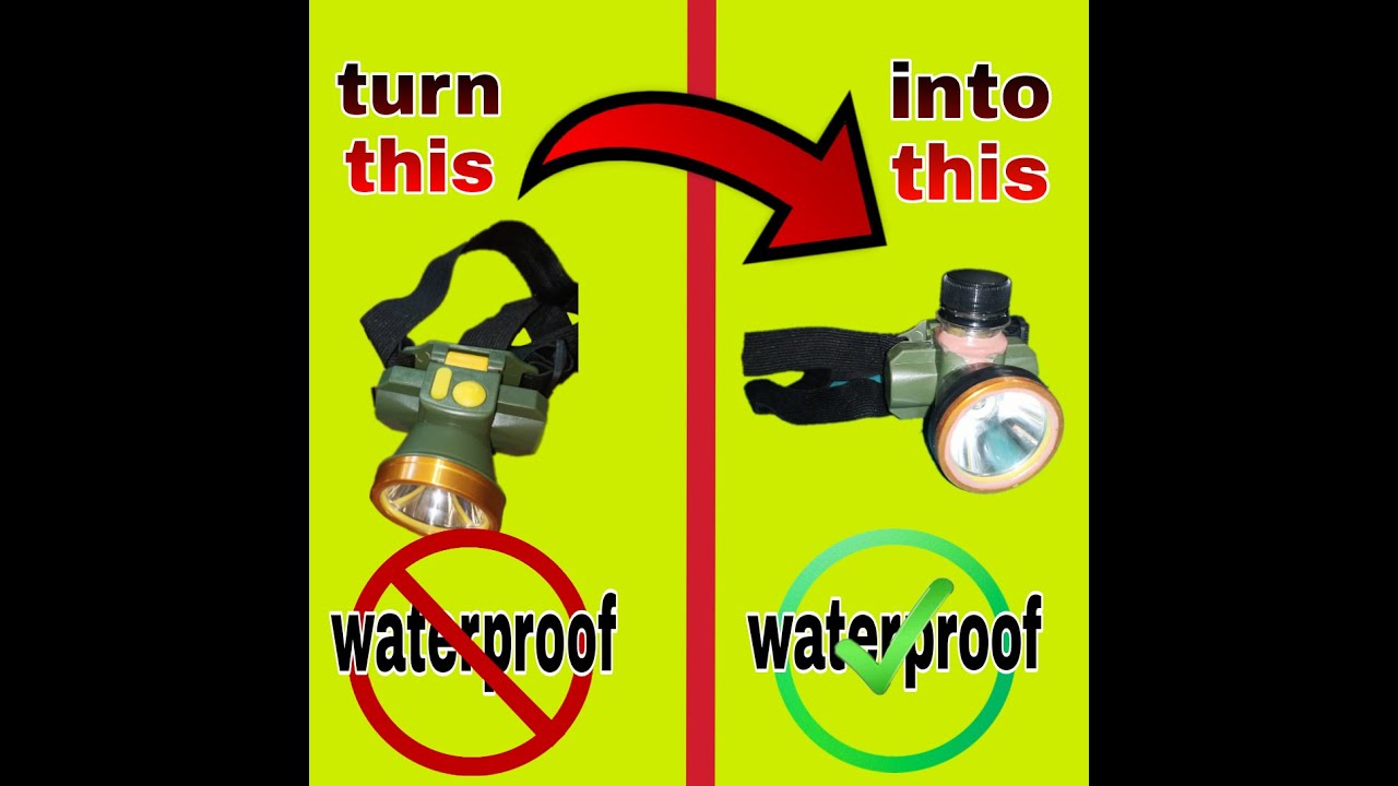 DIY Waterproof Flashlight | gawing waterproof ang inyong flashlight  | Kuya Arjie #DIY #howto