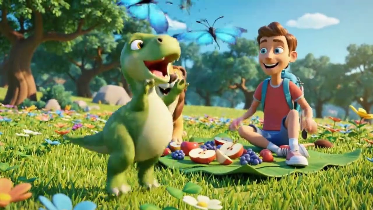 Leo & Dino : Dino Found a Crying Deer in the Foggy Forest