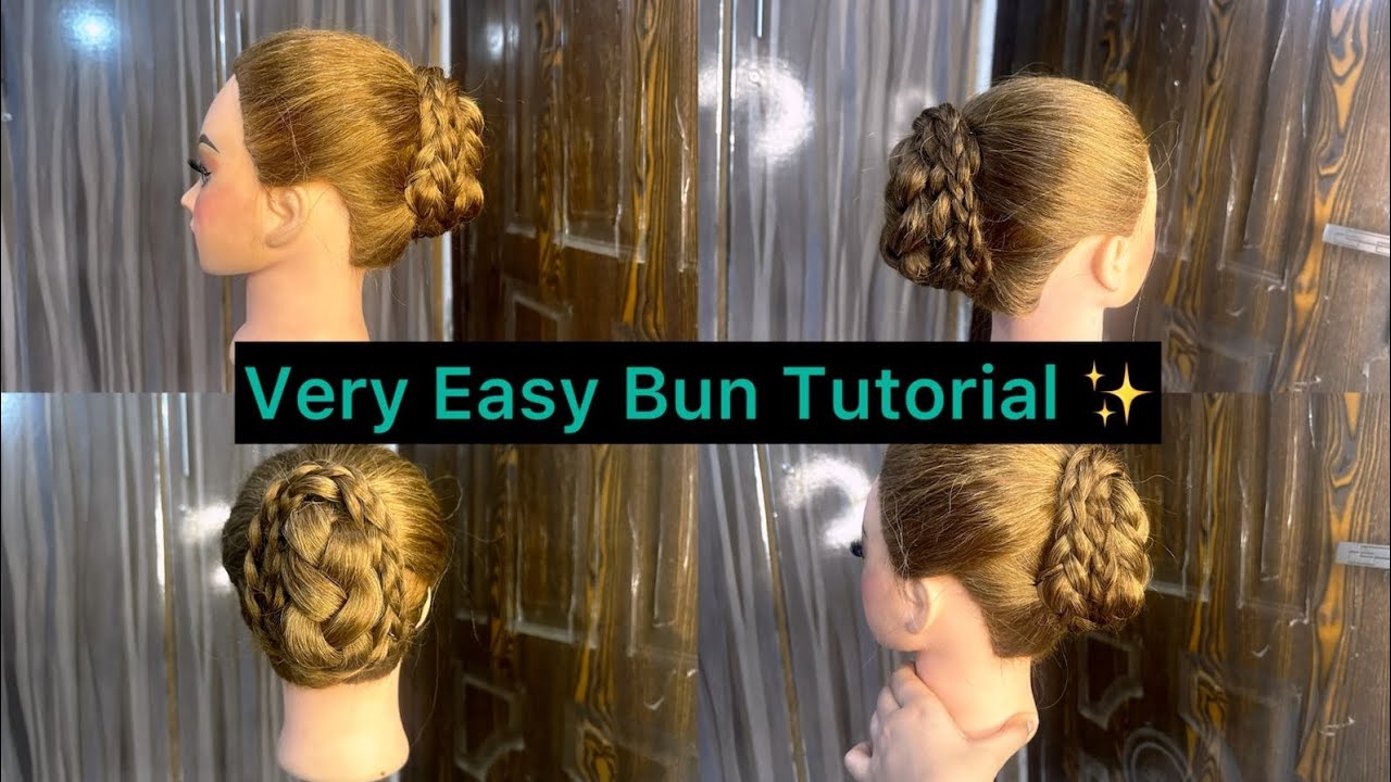 Perfect Bun Hairstyle For Party & Wedding | Step by Step Tutorial | Easy Hair Tutorial ✨️ 
