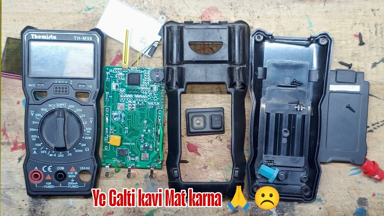 Themisto TH-M98 Digital Multimeter teardow||Multimeter Repairing video||How to repair Multimeter