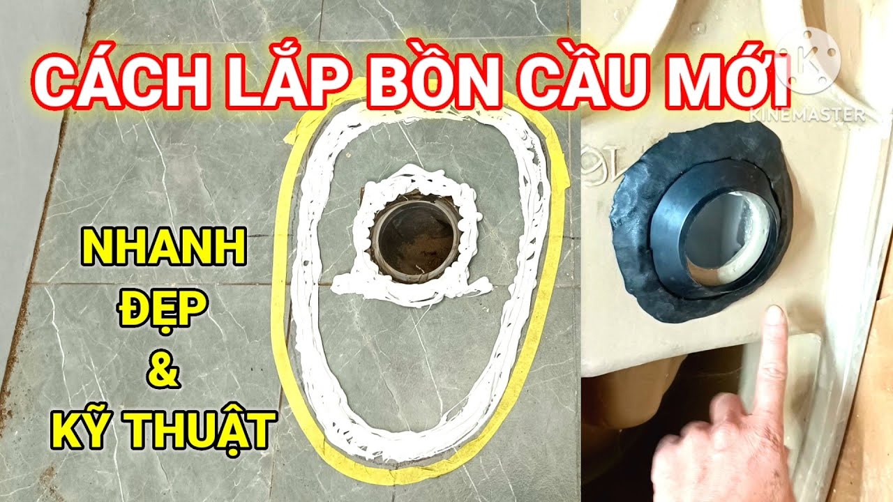 Lắp bồn cầu theo cách mới này nhanh, đẹp và đảm bảo kỹ thuật, mọi người tự lắp đặt được.