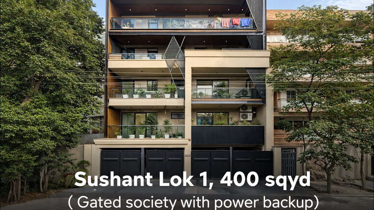 ✨Luxurious Floor in Sushant lok 1 ✨400 sqyd | 4bhk