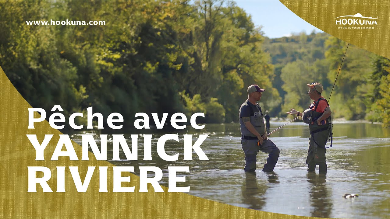 La pêche de l'ombre dans la rivière Aude, en France