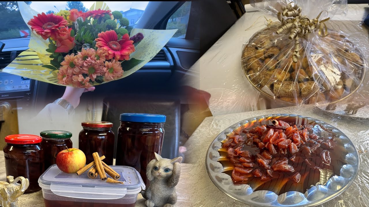  طريقة مربى تفاح 🍎احمر  كبة رز  نباتية وأجمل هديةً وديت الصديقتي 💕كليجة العراقية 🇮🇶