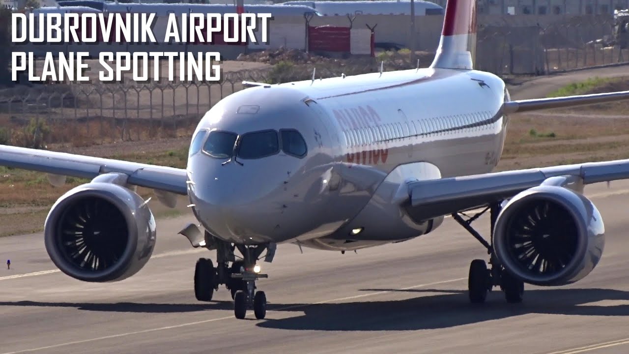 Dubrovnik Airport DBV/LDDU - 10 Minutes of Plane Spotting - No.4
