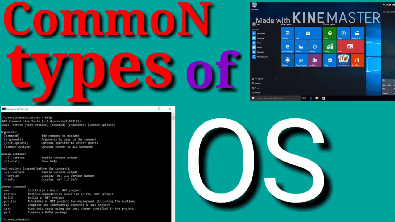 Common types of OS| Operating System EXPLAINED in PashtO