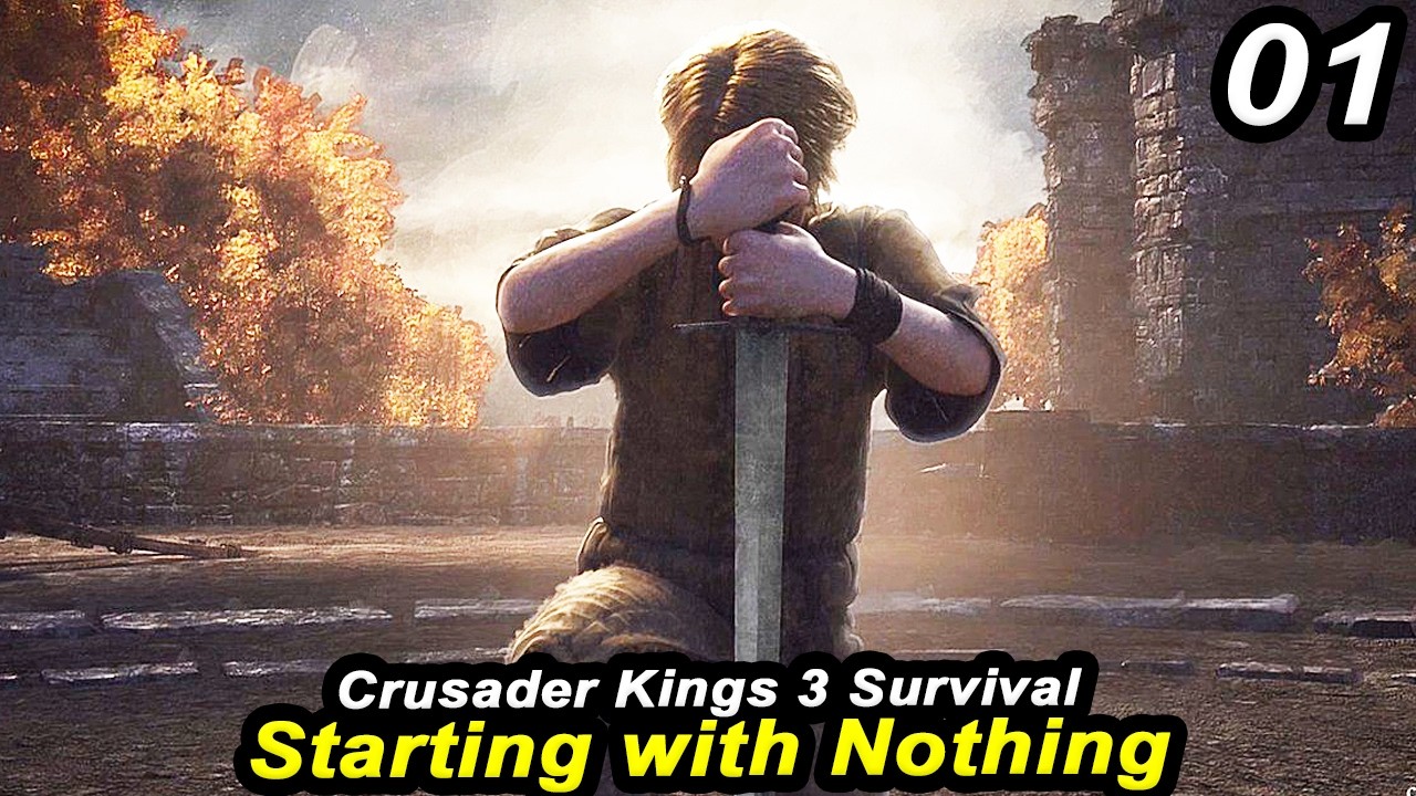 Starting with NOTHING in Crusader Kings 3 Survival 2026 | Strategy Lets Play Part 01