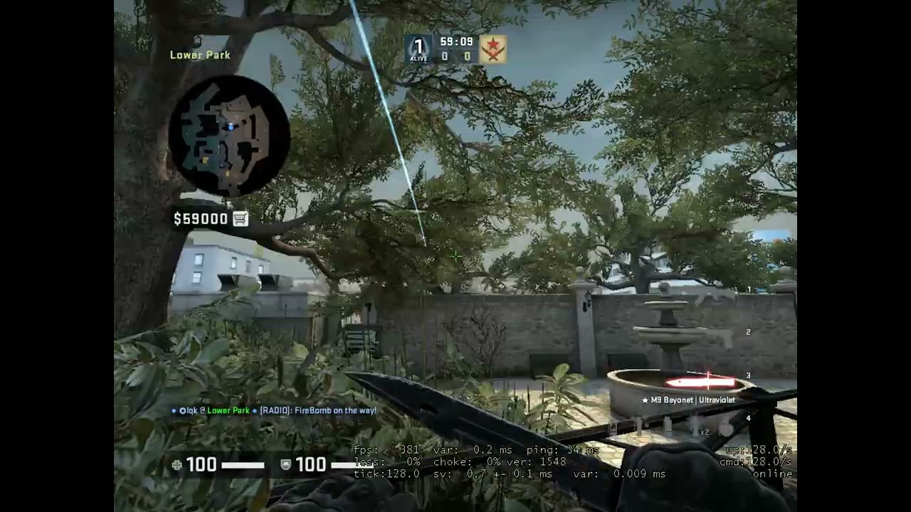 Overpass playground molotov from banana