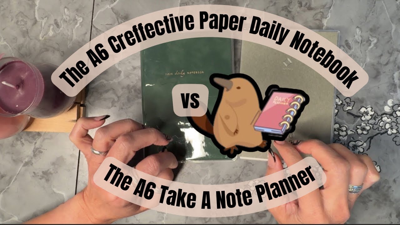 Формат A6 Take A Note против A6 Creffective Paper Ежедневный | Еженедельный против Ежедневного | ...