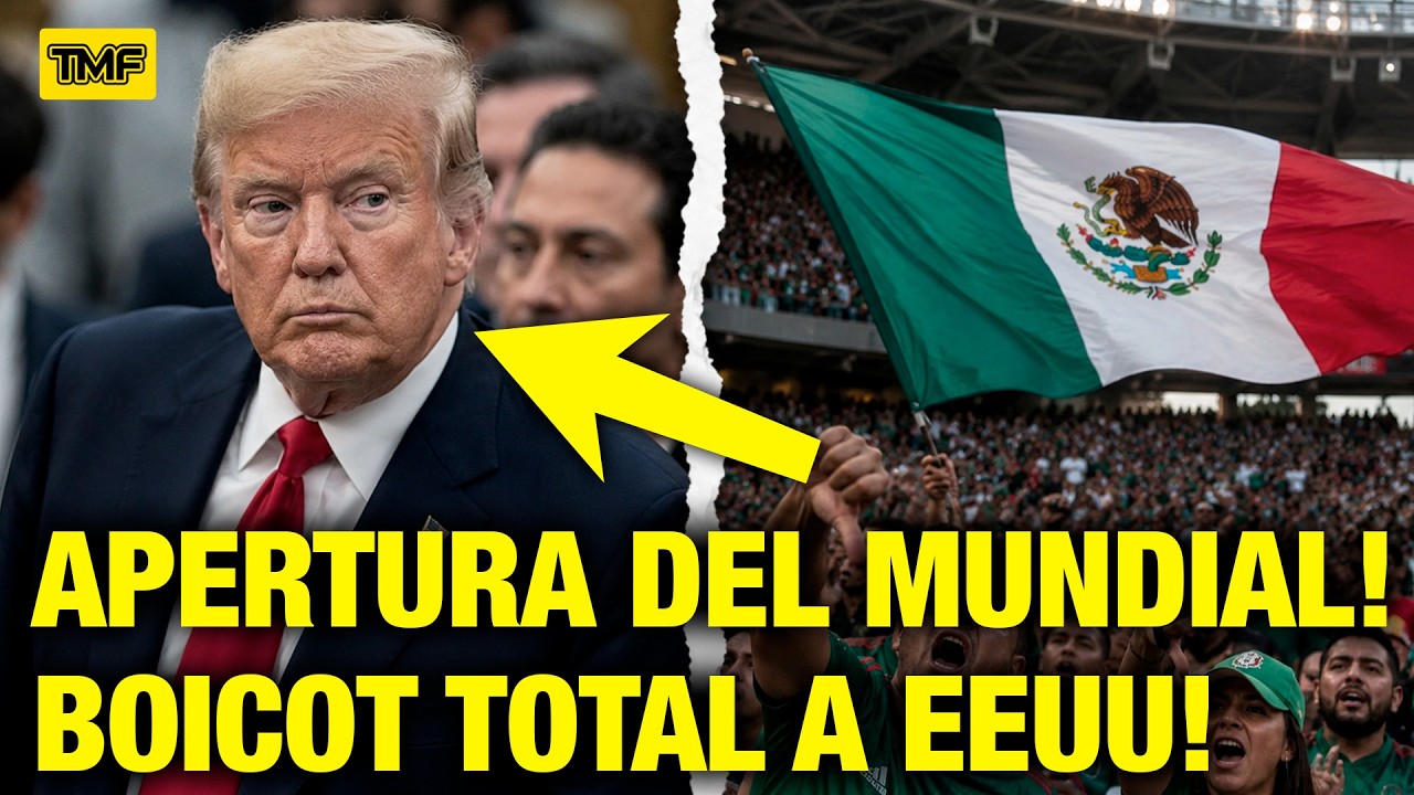 🚨 BOICOT A EEUU EN LA APERTURA DEL MUNDIAL!KARMA A TRUMP EN MEXICO!