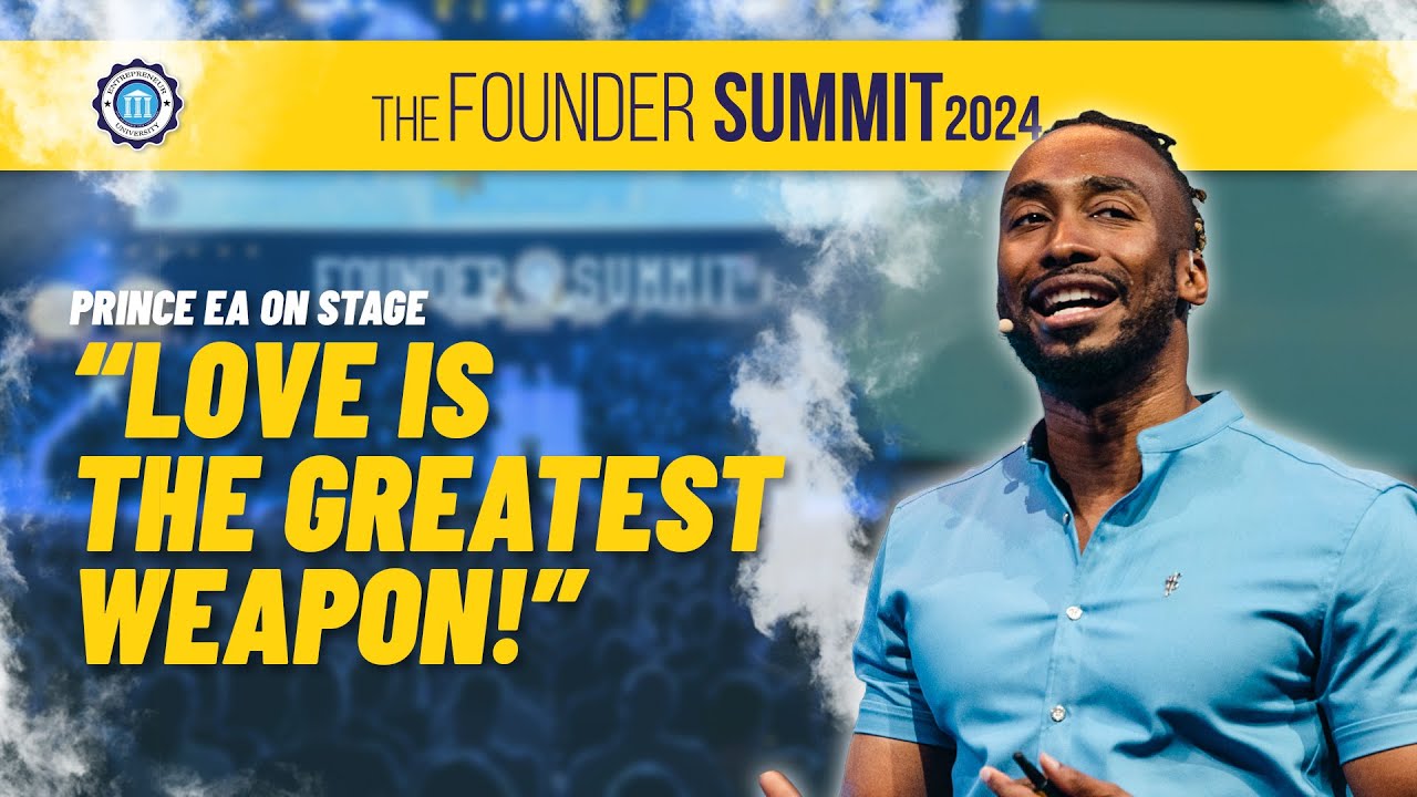 Most inspiring speech on YouTube - Prince EA live on stage