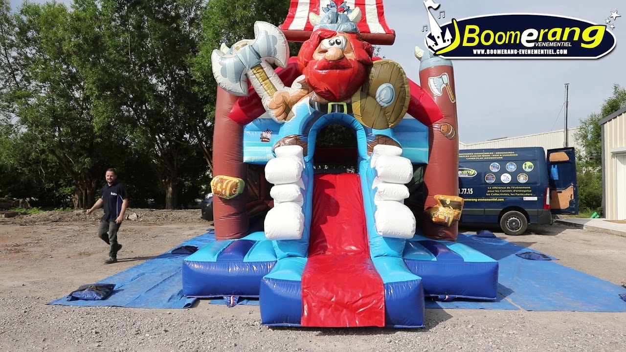 [TUTORIEL] Structure gonflable Pirate - Boomerang Événementiel