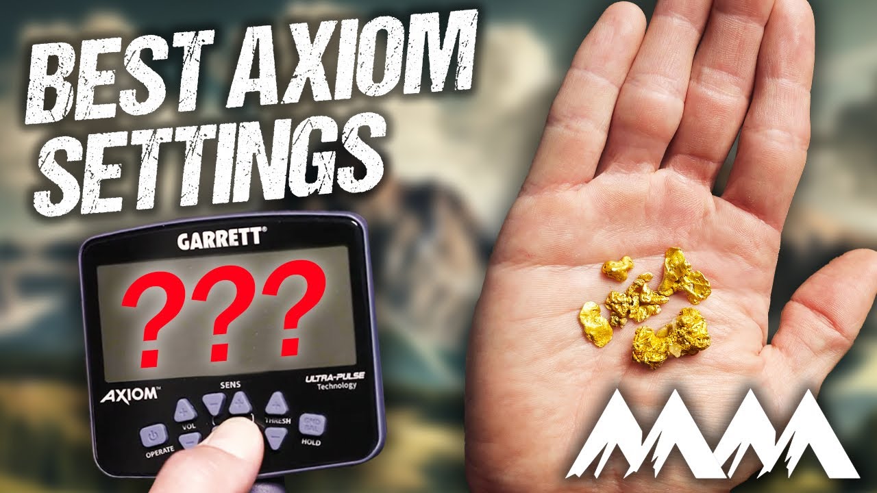 Garrett Axiom Best Settings to Find More Gold!