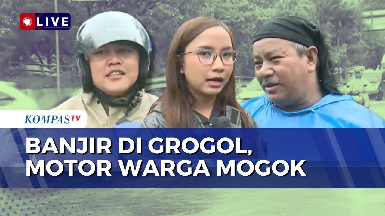 BREAKING NEWS - Situasi Terkini Banjir di Grogol, Ketinggian Air Capai 60-70 Cm