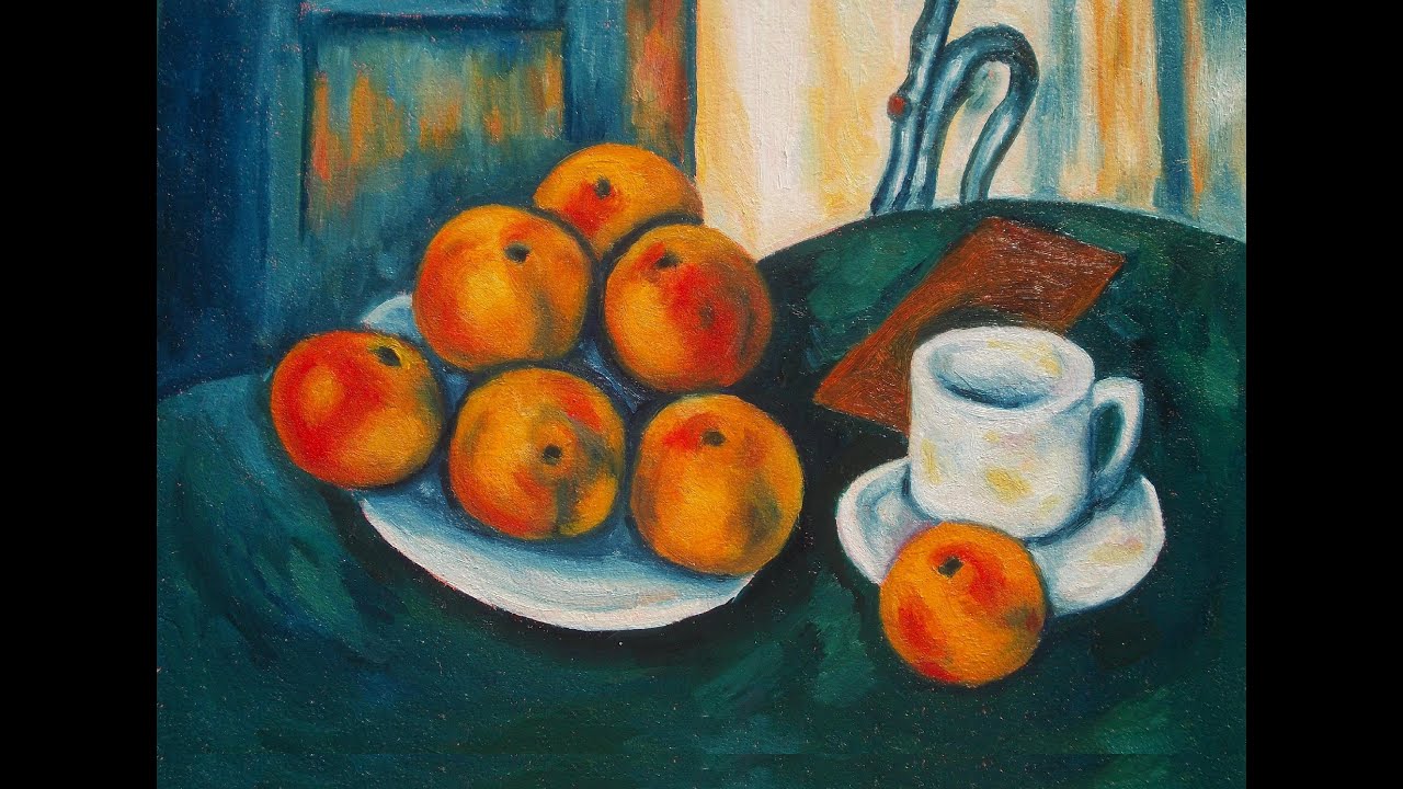 Painting Paul Cezanne’s Still Life with Apples in Oils Step by Step