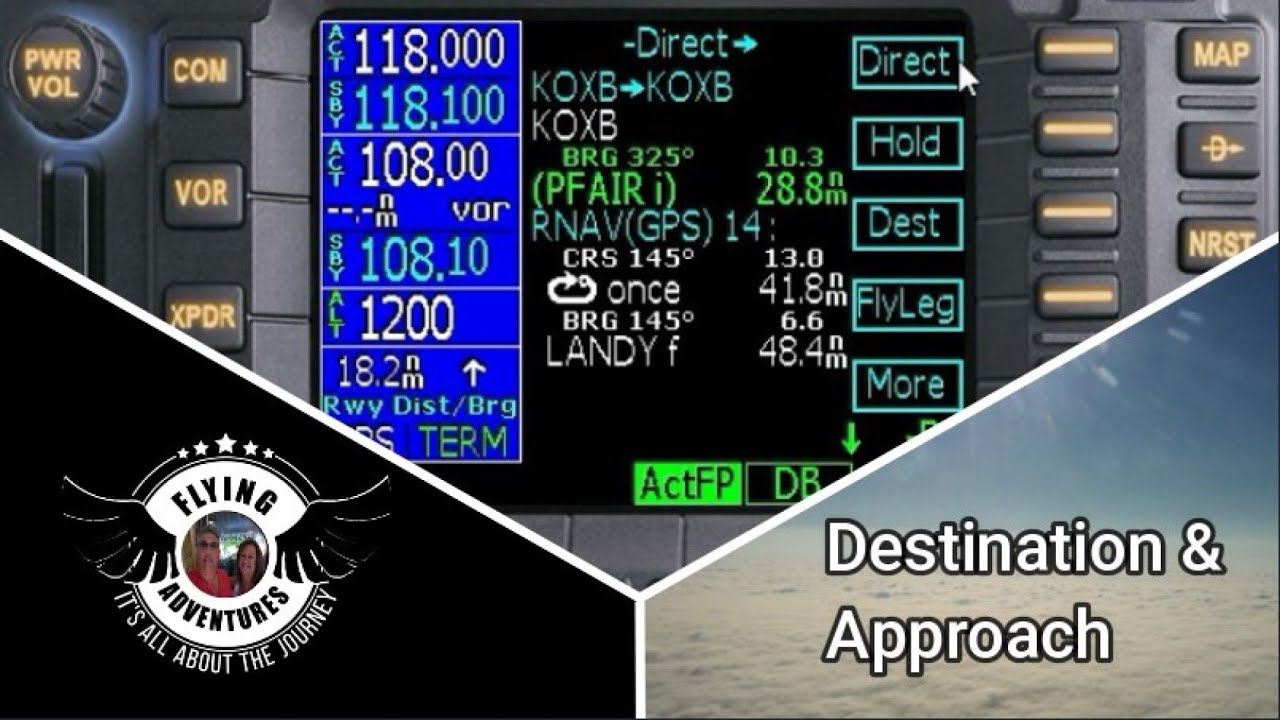 Garmin 480 - Destination & Approach