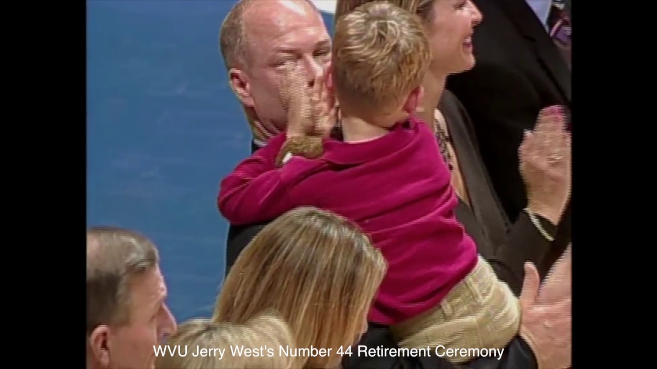 Number Retirement Ceremony for WVU Basketball Standout Jerry West “44”, November 26, 2005)