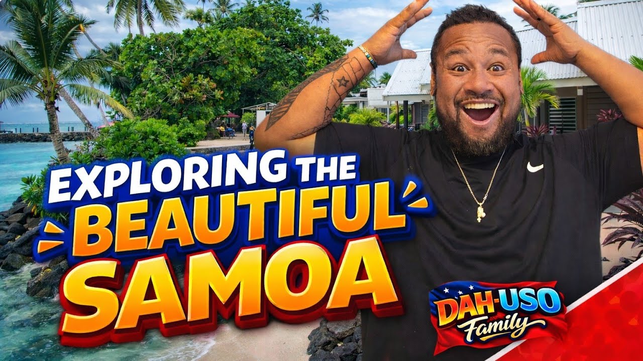 Uso in Samoa 🌴 Island Exploring, Celebrity Moment (NeemiaTialata) & Hot Wheels Giveaways #samoa 
