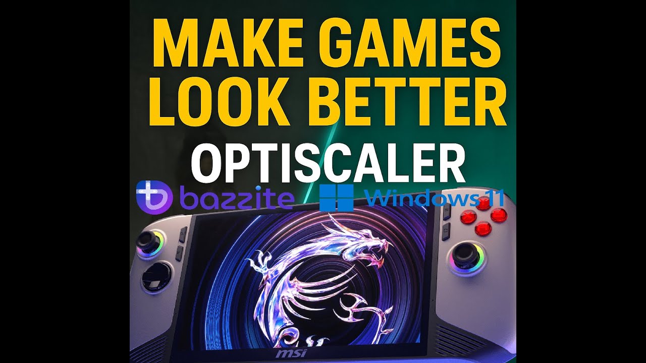 Как использовать Optiscaler на MSI Claw 8 AI+ и A8 | Настройка Windows + Bazzite для улучшения ка...