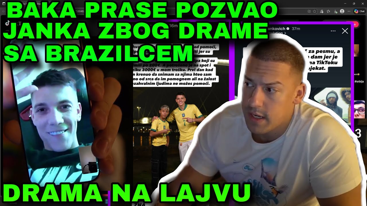 BAKA PRASE POZVAO JANKA ZBOG DRAME SA BRAZILCEM NA LAJVU