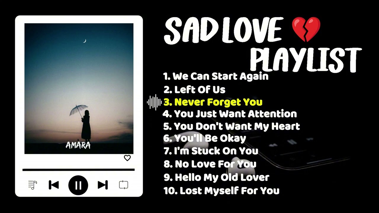 Sad Love Playlist | When You Miss Someone Too Much | Heartbreak Songs for Lonely Nights