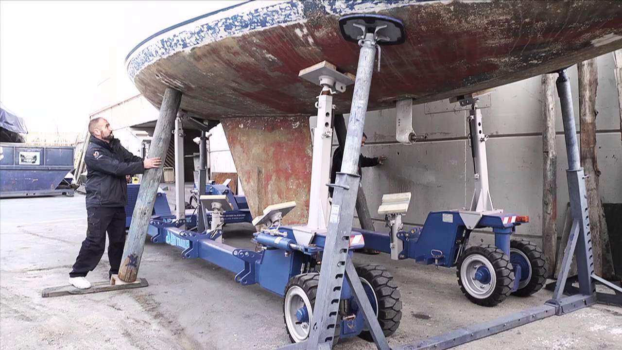 ABI TRAILERS MBT 15 SELF PROPELLED BOAT TRAILER