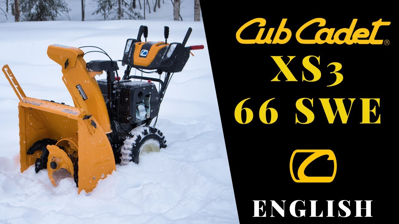 Cub Cadet XS3 66 SWE Snow Blower - 3 Stage Technology - Pure Power