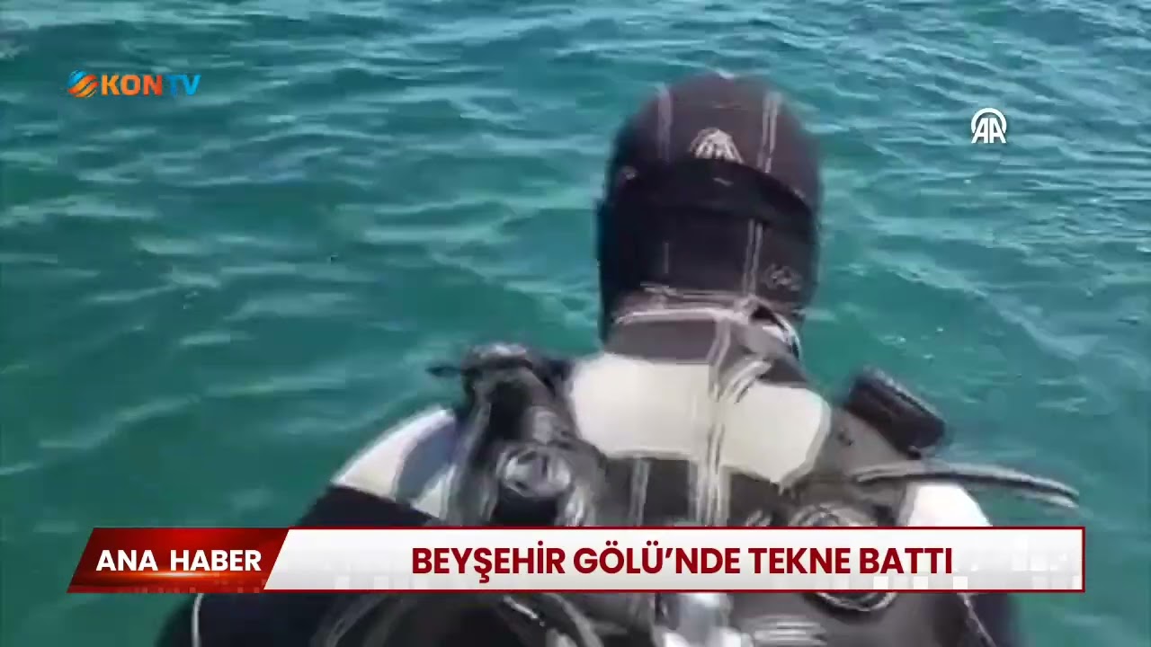 Beyşehir Gölü'nde tekne battı