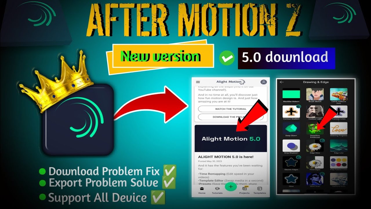 😱AFTER MOTION Z 2026 || Download After motion Mod || New Version 5.0 || Export Problem Solve 