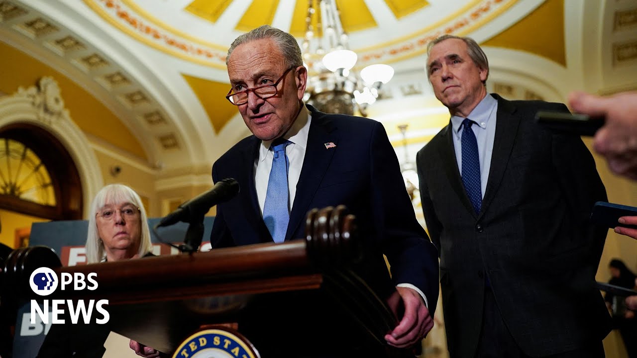 WATCH LIVE: Senate Democrats speak after House approves funding bill to end shutdown