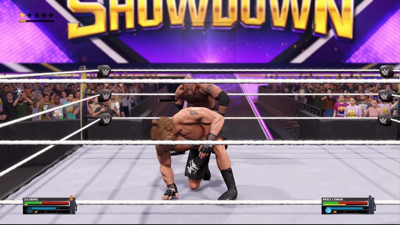 WWE 2K25 Brock Lesnar vs Goldberg