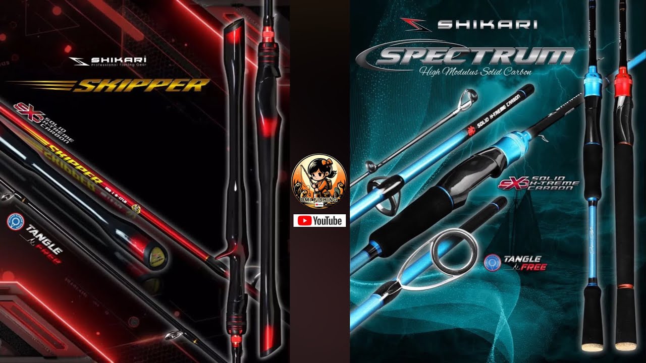 Shikari SKIPPER & SPECTRUM Joran Terbaru Shikari Casting-Galapung Murah Meriah Hanya Rp.120rb-140rb