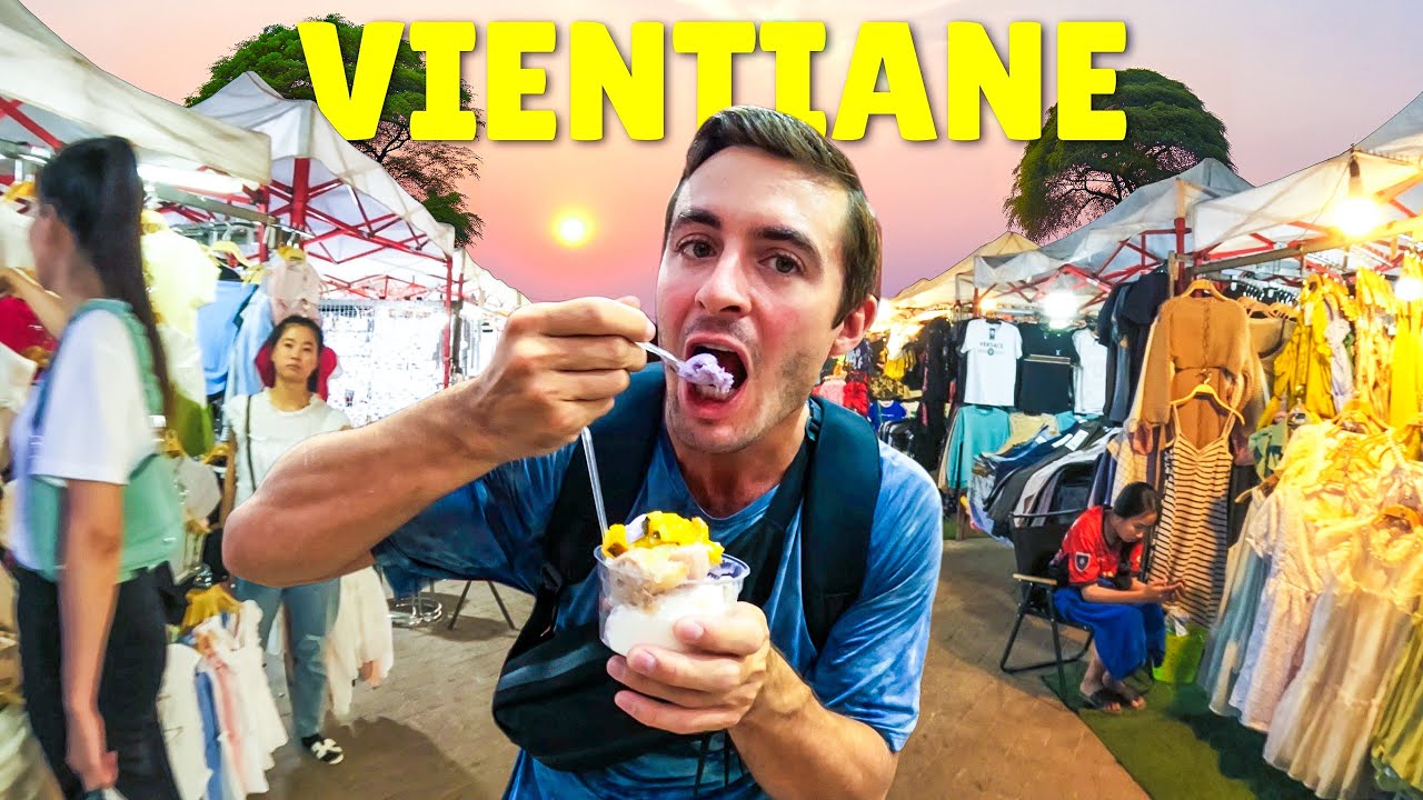 YOU Need To Visit This Laos Night Market In Vientiane! 🇱🇦