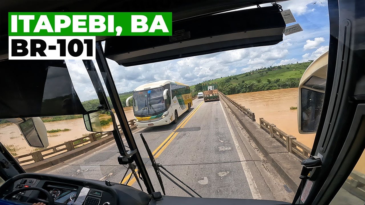 Gontijo Trecho - Eunápolis - BA  Ônibus de São Paulo para Valença, Bahia, via Itacaré - EP14