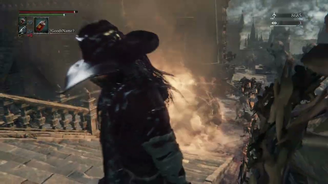 Bloodborne Blood-Drunk Hunter Rampage(Beast Cutter)