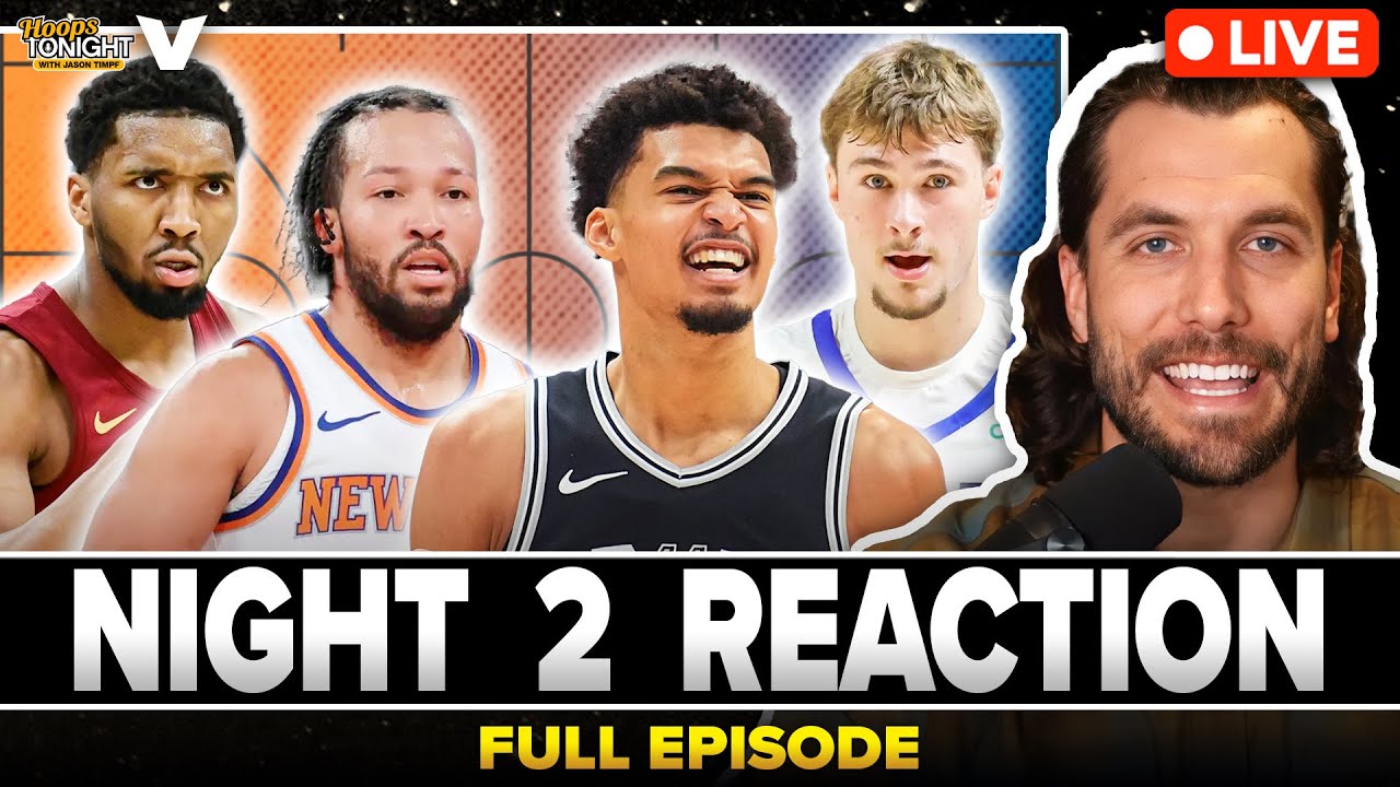 NBA LIVE REACTION: Wemby & Spurs DOMINATE Flagg & Mavericks + Brunson's Knicks vs. Mitchell's Cavs